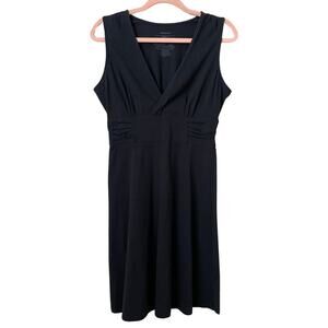 Patagonia Dress Womens Small Black Mini Tank Sleeveless‎ Ruched Knit Stretchy